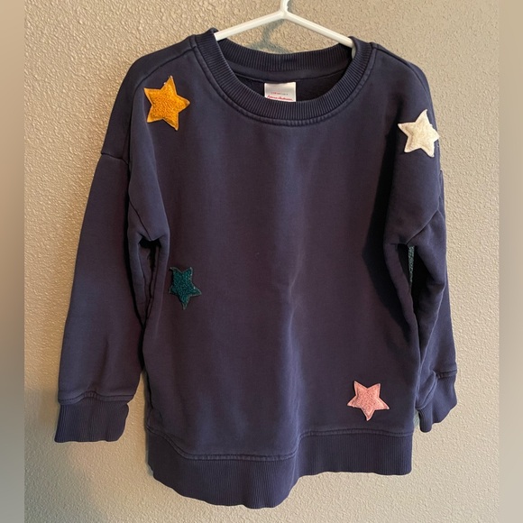 Hanna Andersson Other - Hanna Andersson Navy Sweatshirt with Colorful Stars